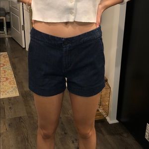 banana republic jean shorts